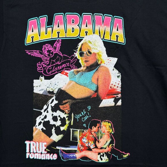 True Romance Alabama & Clarence Crime Thriller Movie Tee L - Picture 2 of 4